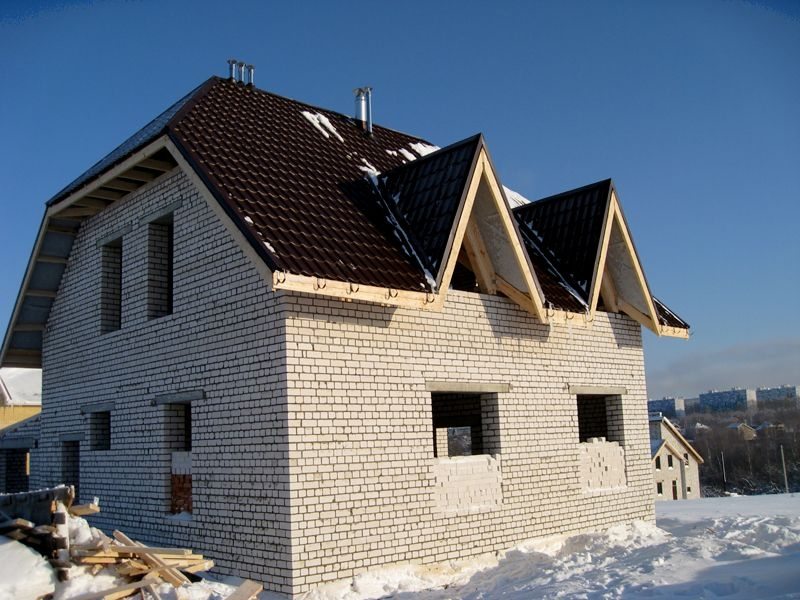 Строительство дома из силикатного кирпича