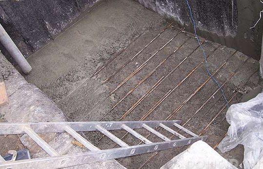 Армирование бетоной стяжки в овощной яме