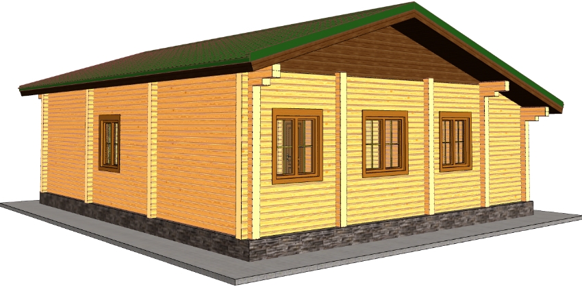 Проект дома из бруса должен быть составлен таким образом, чтобы оптимизировать нагрузки и предотвратить проседание и деформацию стен