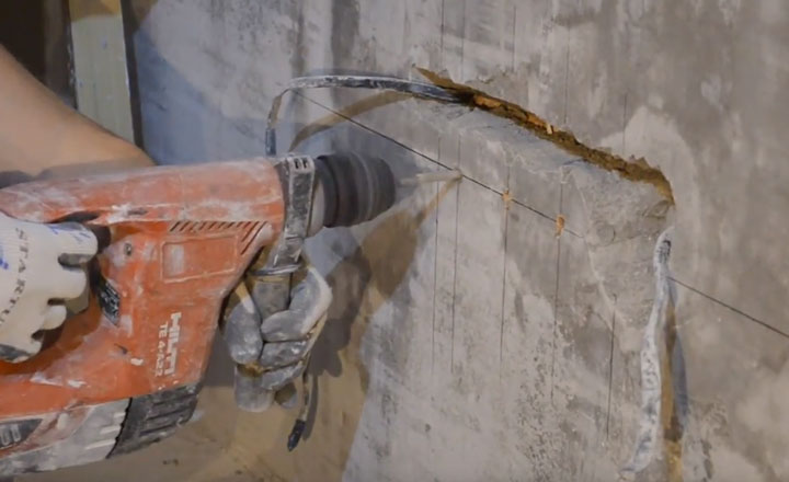 правила установки подрозетников в бетонную стену