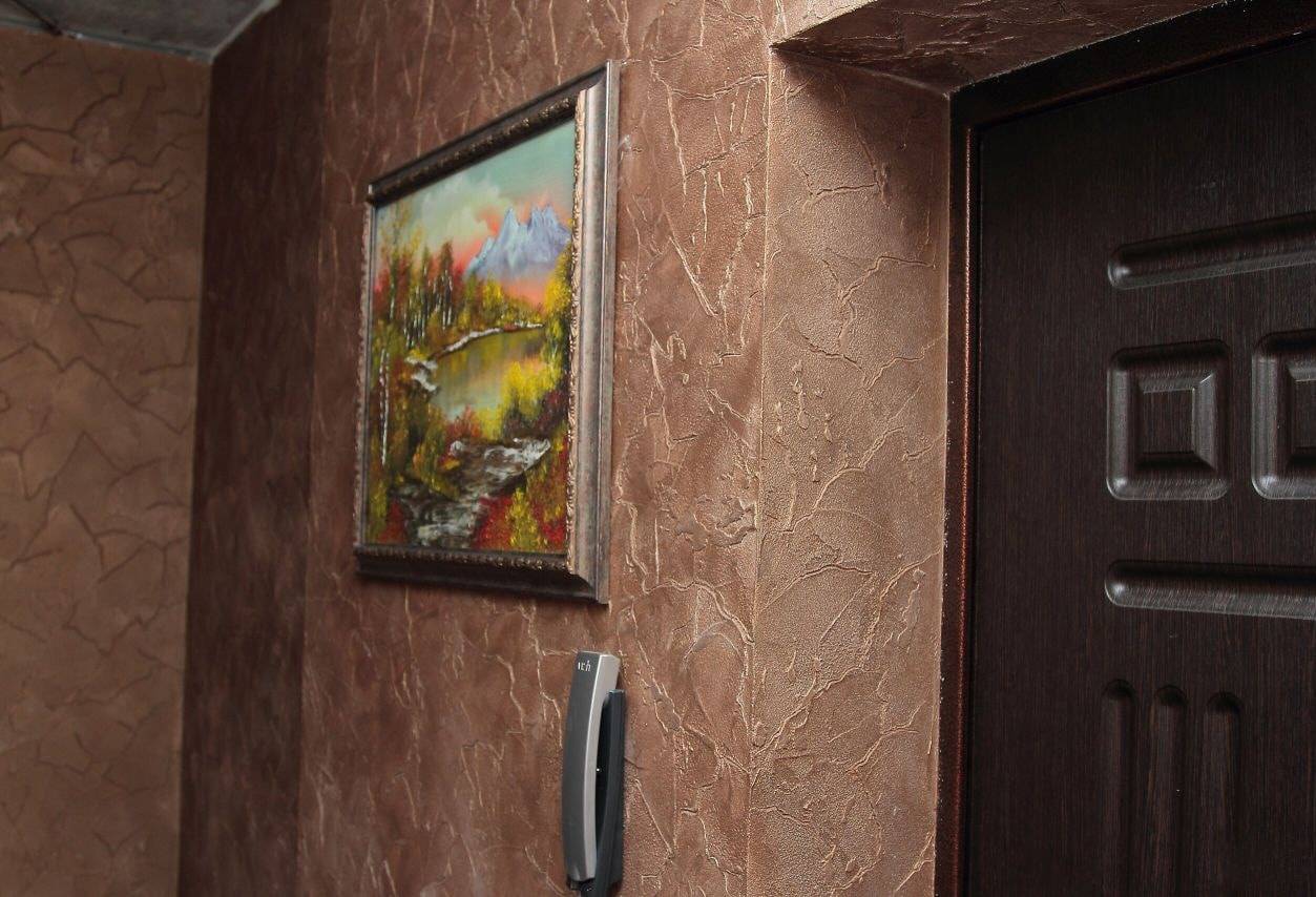 Отделка стен декоративной штукатуркой в прихожей своими руками для внутренней отделки стен: Обзор +Фото в интерьере и Видео