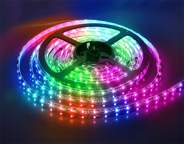 Пример полноцветной RGB ленты